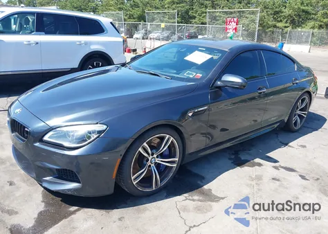 2016 BMW M6 Gran Coupe z USA, uszkodzony, nr VIN WBS6E9C59GGF92518